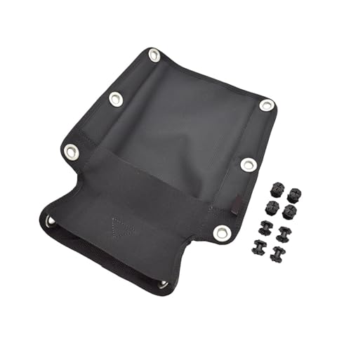 Dive Backplate Nylon Heavy Duty Technical Scubas Diving Diver Harness Backplate Back Plate Pad Stainless Steel Eye