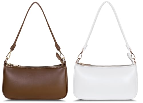 Shoulder Bag for Women Y2K Trendy Purse Vegan Leather Hobo Handbags