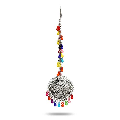 Image of Total Fashion Oxidised Tikka Earrings For Girls And Women