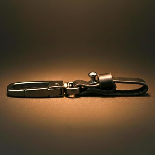 Image of THE MEN THING - Stylish Multicolor Stainless Steel Keychain for Men & Boys (URBAN AXIS BLACK)