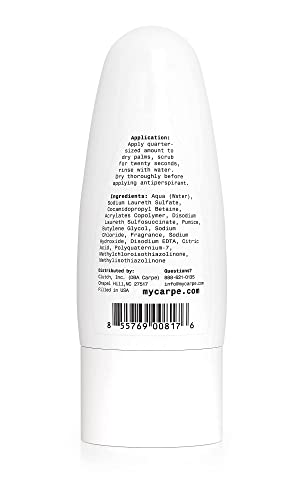 Carpe Exfoliating Underarm Scrub with Odor Protection, Underarm Exfoliator to Improve Deodorant Performance - Energizing Minty Fresh Smell - Armpit Scrub for Women and Men (3 Pack)