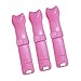 3X Cat Strip Squeeze Spoon Cat Treat Dispenser,Cute,Cat Stripe Snack Squeezer Cat Strip Feeders for Snack Wet Food, Pink