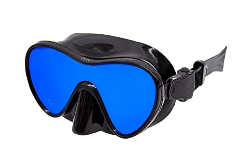 Sherwood Ceto - Máscara de buceo para adultos con corrección de color y revestimiento de claridad óptica - Rubicon