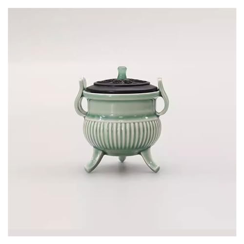 Brûleur d'encens en céladon TUSUOD pour méditation et aromathérapie
