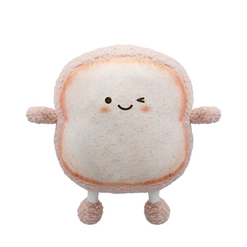 VHYHCY Toast Bread Pillow Funny Food Plush Toy Pillows Small Cute Stuffed Plush Toast Sofa Pillow (Toast ​​Bread, Pink)