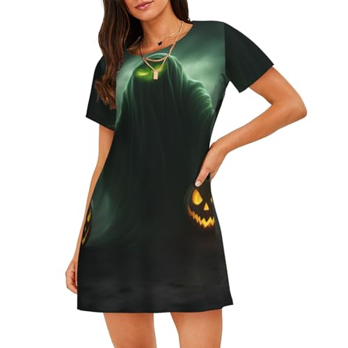Robe de détente douce Halloween contre la chaleur nocturne