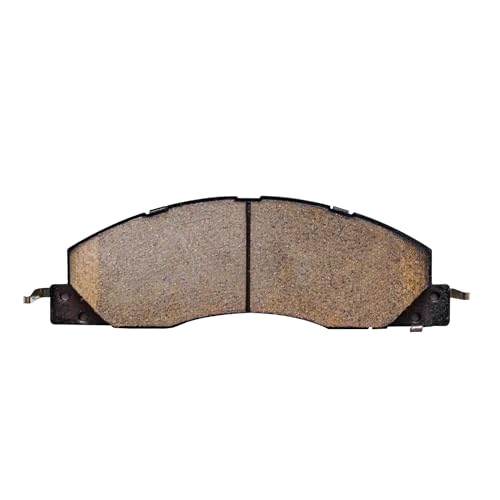 Image of Detroit Axle - Front Ceramic Brake Pads for 11-18 Ram 2500 3500, 09-10 Dodge Ram 2500 3500, 2009 2010 2011 2012 2013 2014 2015 2016 2017 2018 with Hardware Replacement