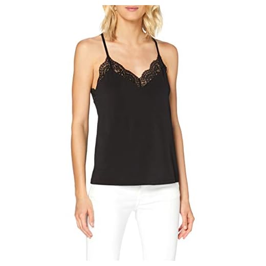 JKOAGH Sommer Outfit 2022 Babydoll Damen sexy große größen Latzhosen Lose Oberteil Casual Locker V-Ausschnitt Basic Shirt Damen Tshirt(Navy,XXXXXL) 2 VERO MODA Damen Vmana S/L Lace Top Noos Tr gershirt Cami Shirt, Schwarz, S EU