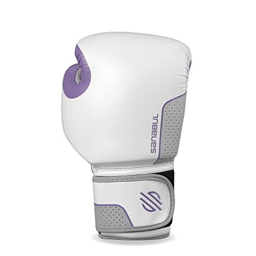 Sanabul Hyperstrike Womens Boxing And Kickboxing Fight Gloves (10 Oz, Purple/White) #TOP2