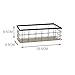 Vintage Metal Storage Basket Wire Bread Basket Organizer Food Serving Basket for Picnic Coffee Kitchen