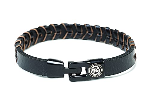 Royal Enfield Bracelet en cuir noir Cover