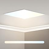 【Fácil instalación】El panel LED está diseñado para encastrarse en distintos tipos de techo desde techos de escayolas a falsos techos o techos de rejilla, también puede suspenderse con el apropiado kit de suspensión para obtener distintos efectos luminosos y decorativos