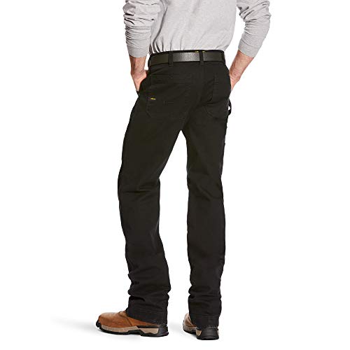 Image of Ariat Men's Rebar M4 Low Rise DuraStretch Made Tough Double Front Stackable Straight Leg Pant