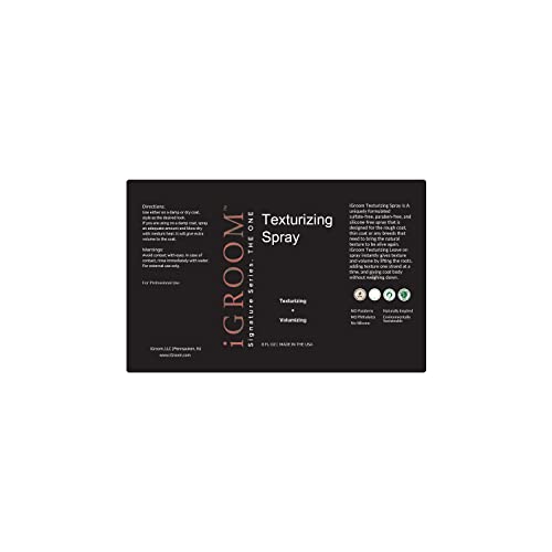 Spray texturizador iGroom para perros 8 oz miniatura 2