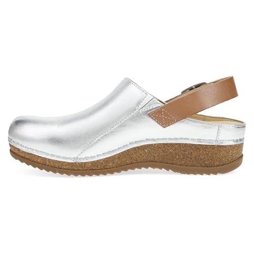 Image of Dansko Merrin Sling-Back Mule Clog for Women-Dual-Density Cork /EVA Midsole and Lightweight Rubber Outsole Provide Durable and Comfortable Ride