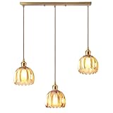 Matériaux: Ce plafonniers luminaire de chambre à coucher est fabriqué en métal de première qualité et en verre de cristal, avec des abat-jours en verre épais et des accents en laiton pour assurer à votre espace un style intemporel et une qualité durable.