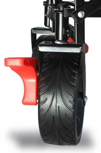 FROSAL Bollerwagen Oskar faltbar Kinder XXL groß lang grau Transportwagen Handwagen extralang – Bild 6