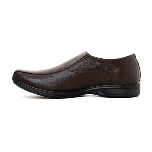 Image of Khadim's 7236534 Premium Stylish Lightweight Comfortable Durable & Sleek Design Formal Slip-On Shoes for Men