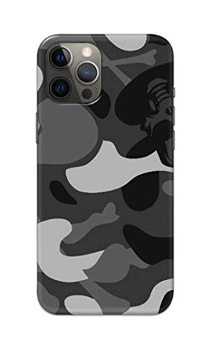 Image of Printed Hard Back Cover Case for Apple iPhone 13 Pro Back Cover (Army Pattern) -1302