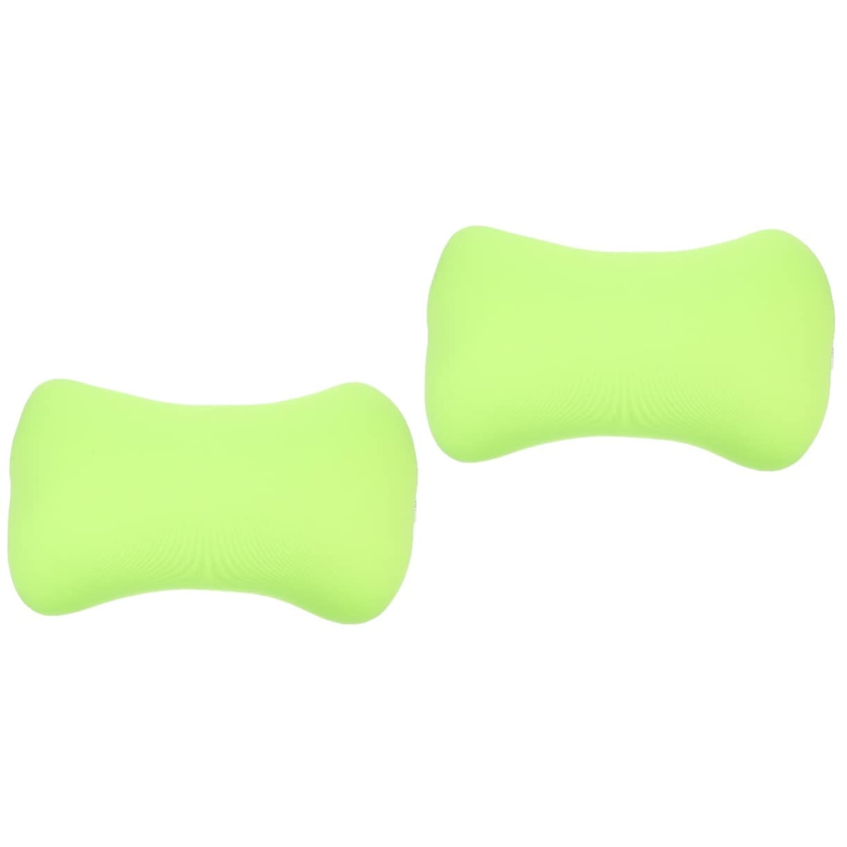 MOLUCKFU 2pcs Ergonomic Portable Neck Pillow Breathable Foam Pad for Camping Comfortable Sleep Pillow