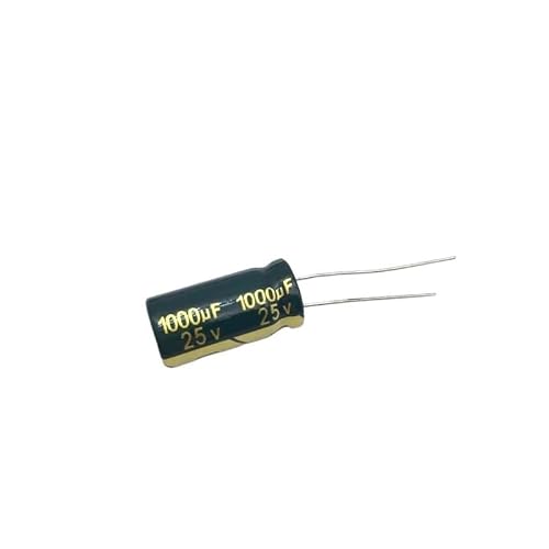 ICXLPMC 10pcs Aluminum electrolytic capacitor 1000uf 25v 10 * 20 Electrolytic capacitor