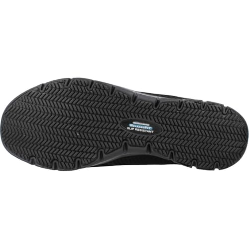 Skechers 77210EC BLK femme Basket, Noir, 38.5 EU