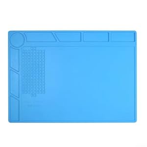 S130 Silicone Work Mat with Heat Resistant and Anti Static Features, Suitable for Soldering, Brazing, and Repair of Electronic Devices and Gadgets