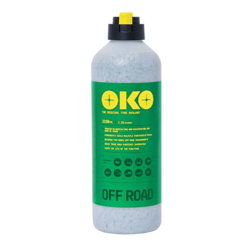 OKO Off-Road Tyre Sealant 1250ml Heavy-Duty Puncture Protection for Tractors & Industrial Vehicles Seals Up to 12mm Long-Lasting Non-Corrosive Tubeless & Inner Tube Tyres