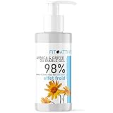 Gel d'Arnica Forte 100 ml, Arnica pour chevaux à usage humain Effet froid 98% avec Griffe du Diable Vitamine E pour massage 100% BIO et Made in Italy - FITOATTIVI