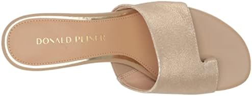 Donald Pliner Women's Melros Heeled Sandal, Platino, 8 | Image 4