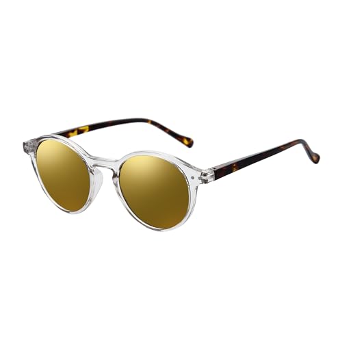 Image of ZENOTTIC Polarized Round Sunglasses, Stylish Sunglasses for Men and Women Retro Classic, Multi-Style Selection