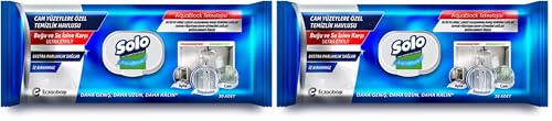 Aquablock Cam Yüzeylere Özel Temizlik Havlusu 30 Yaprak (2 paketi)