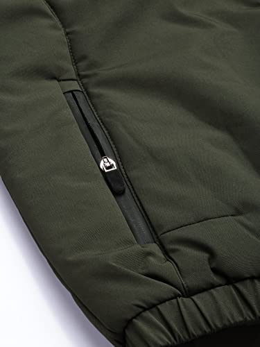 Image of The Indian Garage Co Men Slim Fit Solid Puffer Jackets
