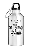 Live To Ride Tourist Bidon Zilver