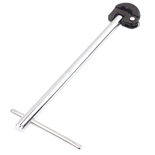 HNBun Pro Basin Wrench, Extra Large Jaw 3/8-Inch to 1-1/4-Inch Capacity, Adjustable Spring Loaded Basin Wrench, 12-Inch Reach