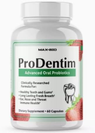 Max-Bio Prodentim for Gums and Teeth Health Dental Formula 60 Capsules Max-Bio Prodentim for Gums and Teeth Health Dental Formula 60 Capsules