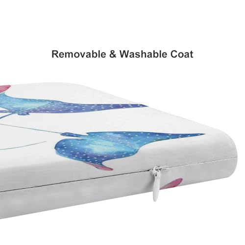 Cojín de espuma viscoelástica con funda de poliéster extraíble y lavable 5