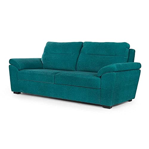 Image of Wakefit Sofa Set | 3 Year Warranty | Sofa 3 Seater, 3 Seater Sofa for Living Room, Wooden Sofa Set, Couch Sofa for Living Room, Sofa for Living Room - Lounger(Malphino : Malibu Green)