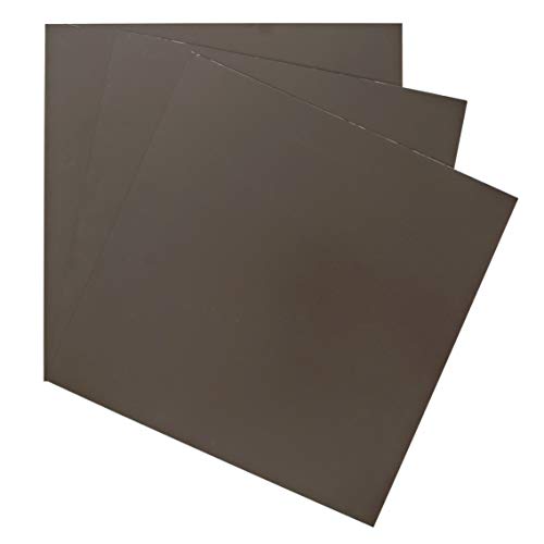 Eagle 1: 12" X 12" 26 Gauge Sheet Metal Squares (3 Pack Per Order, Multiple Colors) Great For Arts, Crafts, Diy Home Or Work Projects (12" X 12", Bronze) #TOP27