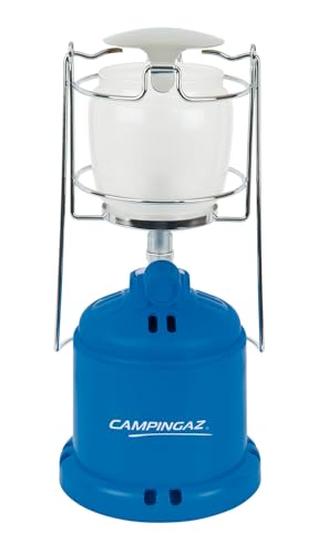 Campingaz Gaslampe 206 L - Blau - Metall - Gebürstet - Feuerzeuglampe