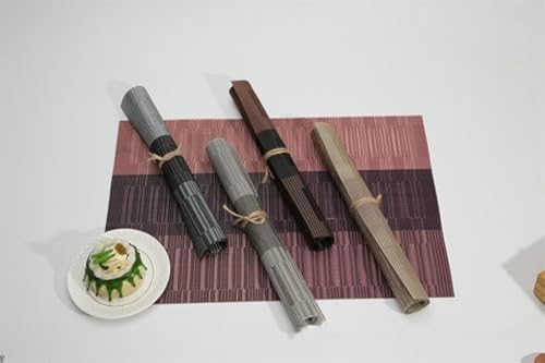 Set de table antidérapant et durable contre les taches pour repas x4 - 4