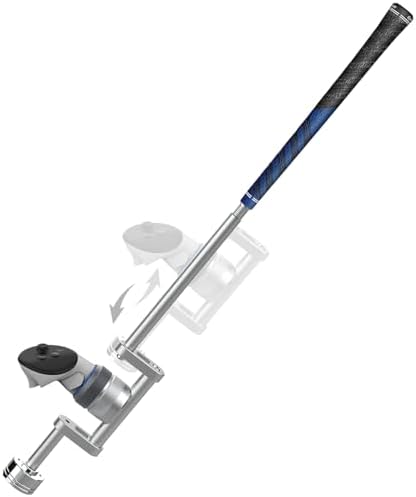 YEZRO Golf Club Attachment for Meta Quest 3s and Quest 3-27” or 19” Dual Length - Adjustable Weighted Golf Club Handle Accessory for Golf+ Realistic Weight & Balance (for Left & Right Controller)