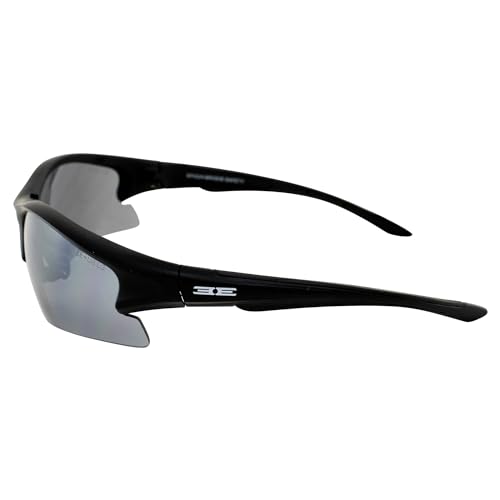 Epoch Eyewear Brodie Motorcycle Sport Riding Sunglasses Black Frame w/Smoke Lens3