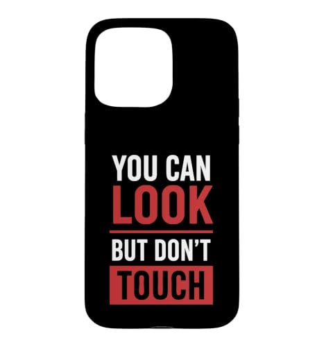 Funny Warning Introvert You Can Look But Don�ft Touch �X�}�z�P�[�X iPhone 15 Pro Max �p