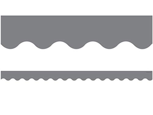 Teacher Created Resources 3574 bordure grise festonnée
