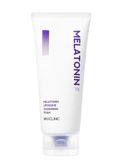 MAXCLINIC Melatonin Shot Cleansing Foam - Clarifying & Pore Purifying Face Cleanser for Makeup, Excess Oil & Daily Buildup - Hydrating Foaming Face Wash for All Skin Types - Korean Skin Care 4.23 oz