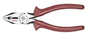 Taparia 1621-6 Steel (165mm) Combination Plier with Joint Cutter (Red and Black)