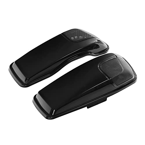 Tapas de Alforjas HR3 Vivid Black con Rejillas para Bocinas 5x7 miniatura 5
