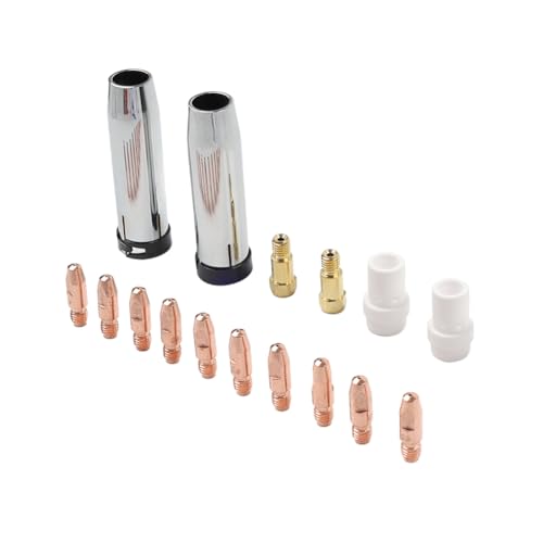 Liru Gas Nozzle Gontact Tips Welding Accessory Kit 10Pcs For MP 250i Mig 250 0.030