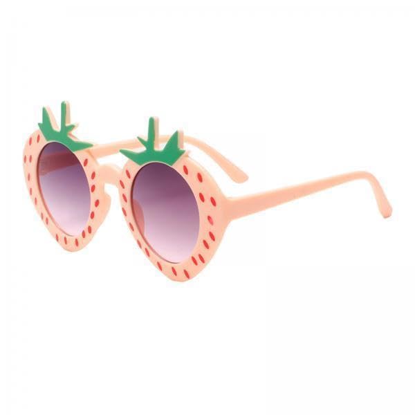 2xCute Beach Kids Sunglasses, Girls Sunglasses, Sun Protection for Costume Outdoor Party, 4 Pcs